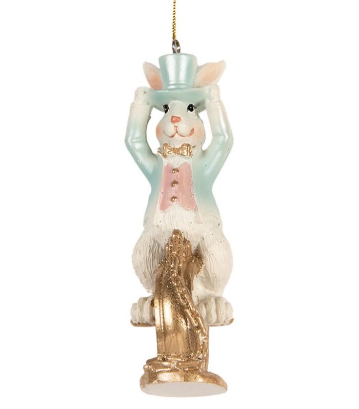 paashanger  clayre en eef 4x4x10cm