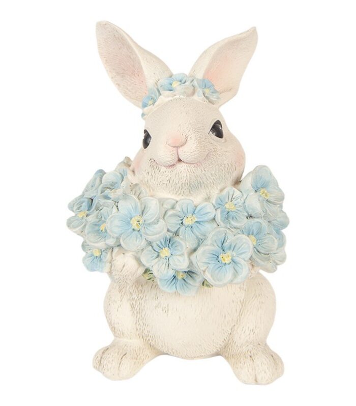 decoratiebeeld clayre en eef  9x10x13cm