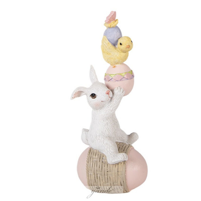 decoratiebeeld clayre en eef 8x6x19cm