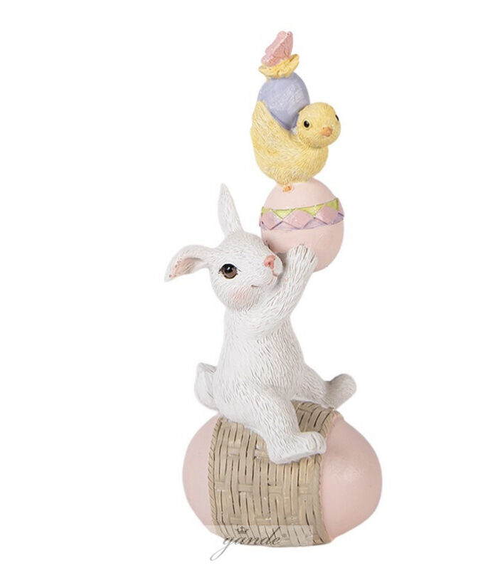 decoratiebeeld clayre en eef 8x6x19cm