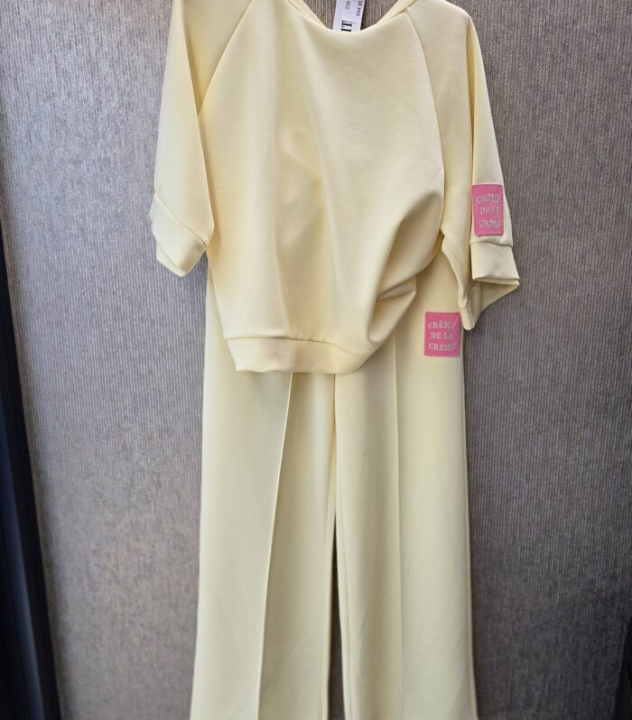 huispak korte mouw 1 maat geel