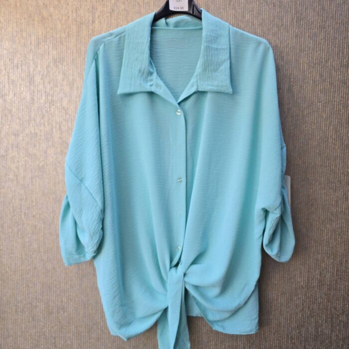 blouse met knoop maat 44 tm 50