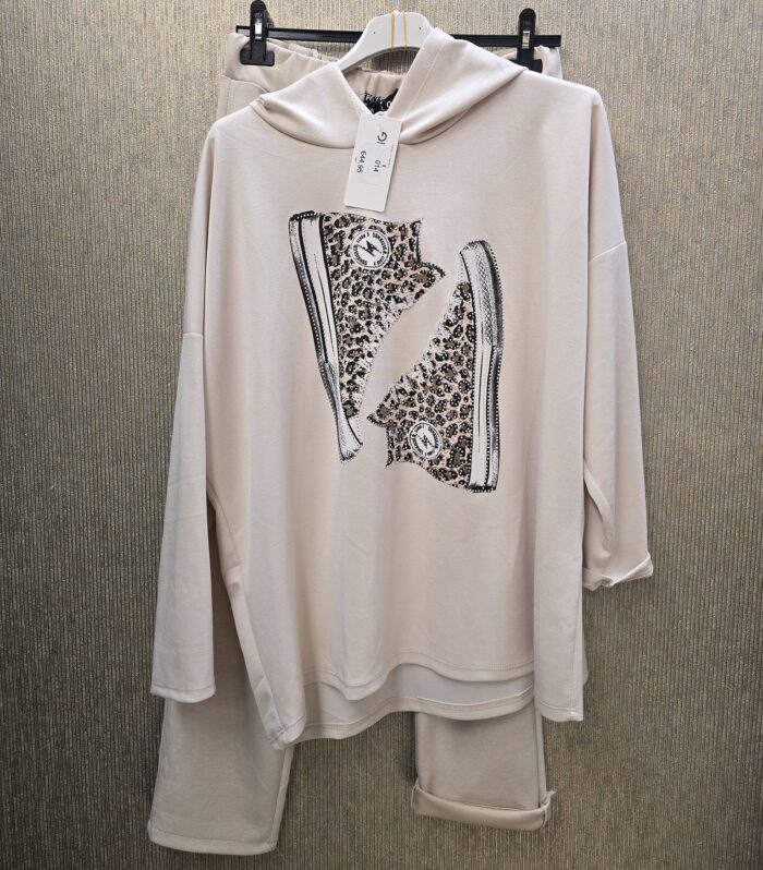 2 delig 1 maat met strakkere pijp beige