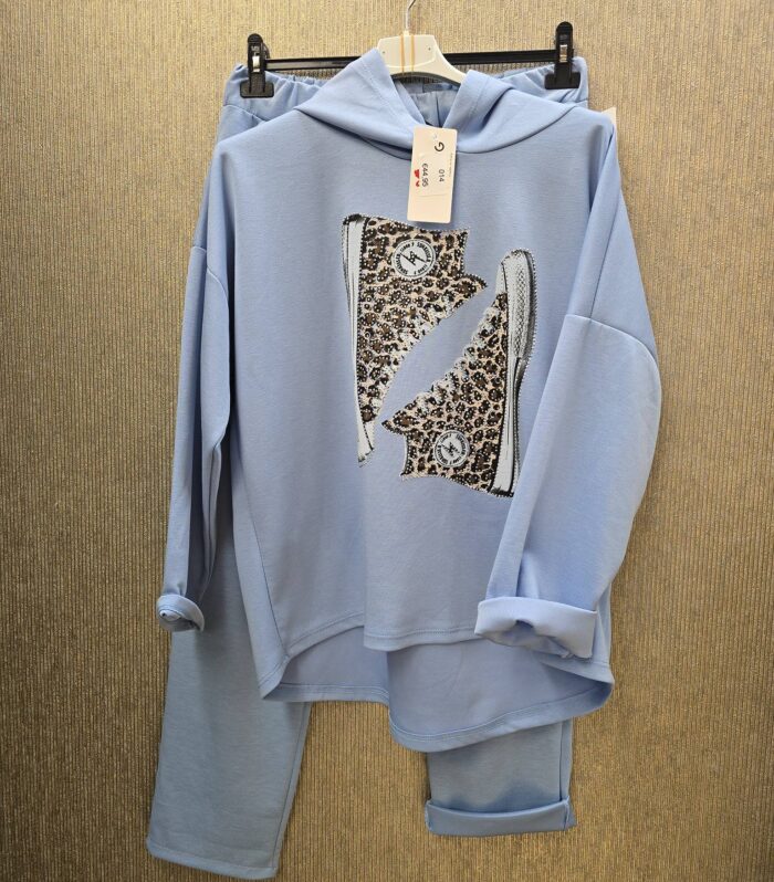 2 delig 1 maat met strakkere pijp blauw